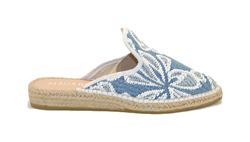 IMA52 ESPADRILLES CIABATTA ANGELA CIELO BLANCO
